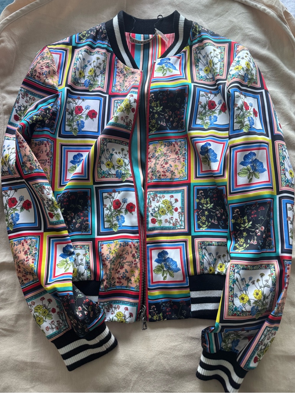 Bomber Jacket Multicolor Reversible - Picture 2 of 8